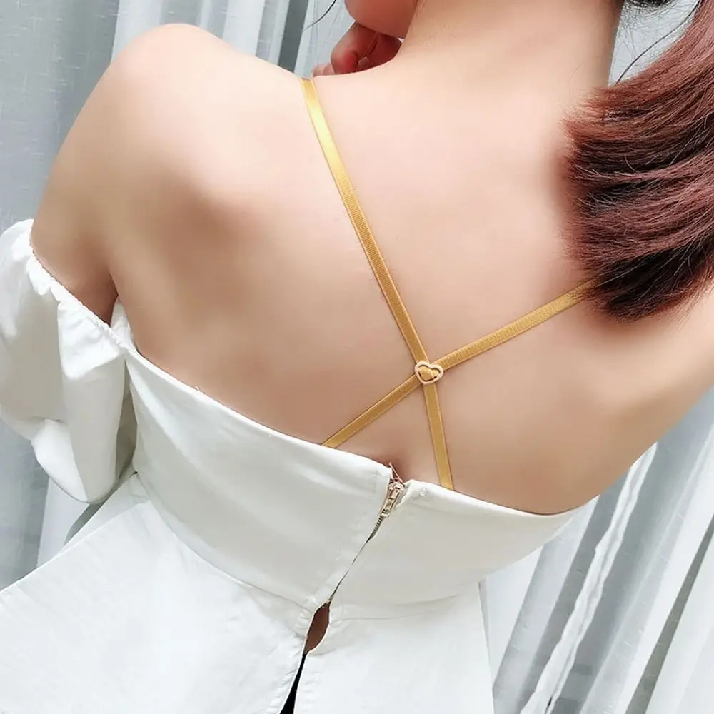 Summer Non-slip Adjustable Back Cross Women Bra Belt Shoulder Strap Brassiere Straps Bra Accessories