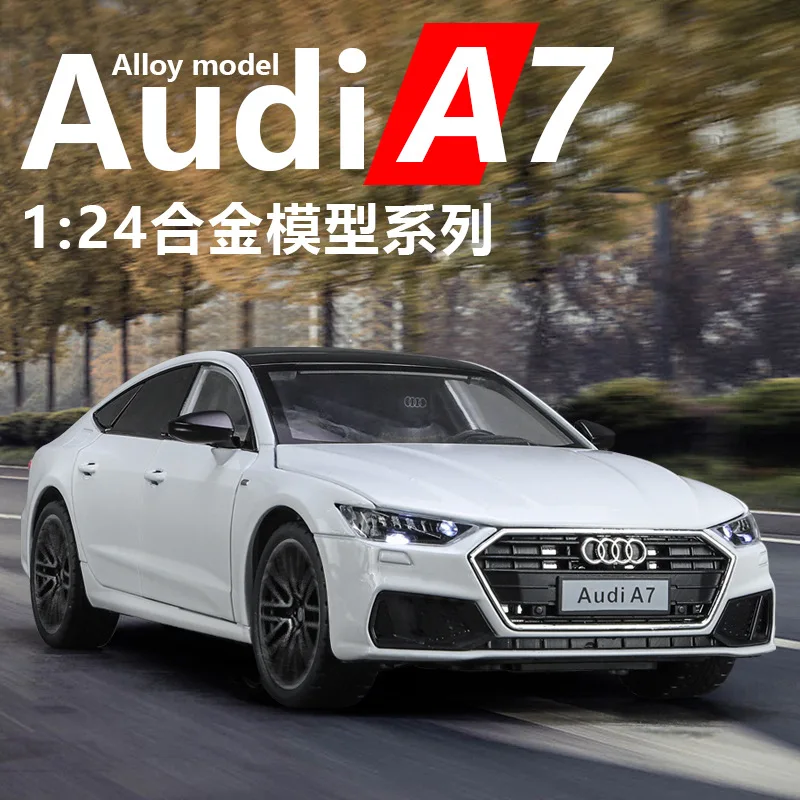 

1:24 Audi A7 Alloy Car Model Diecast Metal Toy Car Model Simulation Sound and Light Collection Boy Toys For Childrens Gift C320