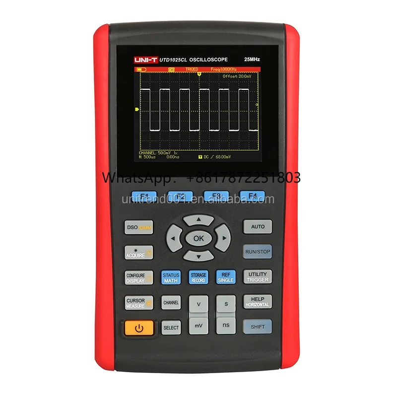 

UTD1025CL Best Handheld Digital Storage Oscilloscopes