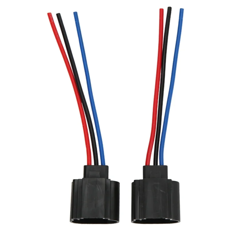 H13 Female Socket 4AWG Wiring Harness Connector Replacement For Headlight Headlamp Lamps Bulbs