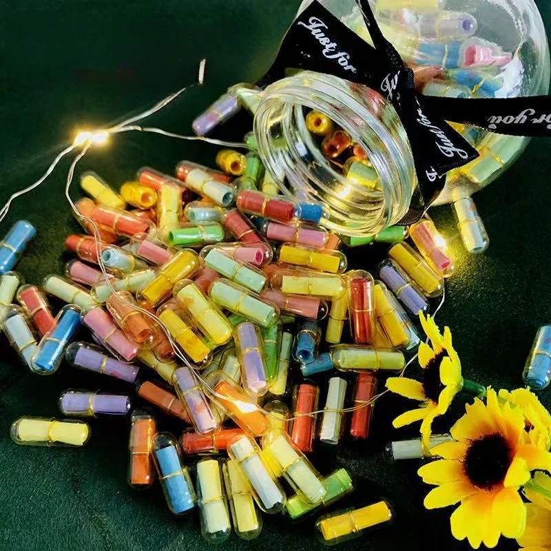 رسالة حب إبداعية زجاجة انحراف ، رسالة صغيرة ، تصنعها بنفسك ، هدية عيد ميلاد ، عيد الحب ، زوجين ، من من من من من من من من الخارج