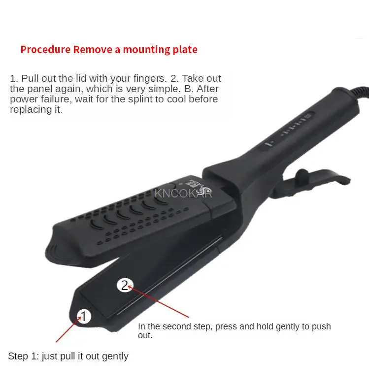 Professioneller Haarglätter, flacher Lockenstab, Keramik, Turmalin, Temperaturregelung, Haarwellen, Platte, Lockenwickler, Styling-Werkzeuge 33