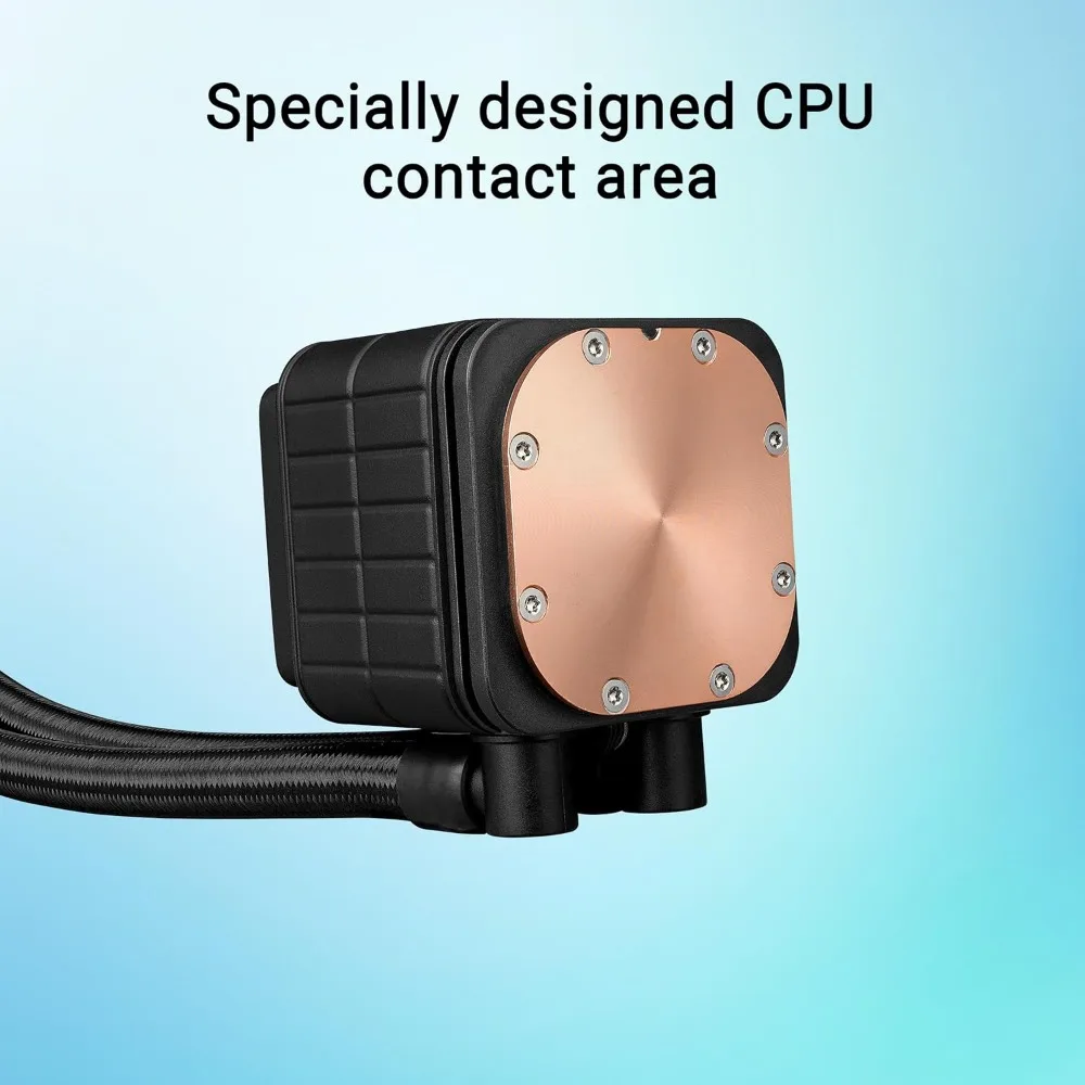 ASUS Prime LC 360 ARGB الكل في واحد AIO CPU Liquid Cooler AMD: AM5 & AM4 Intel: LGA 1851, 1700, 1200, 115x وحدة المعالجة المركزية المصممة خصيصًا