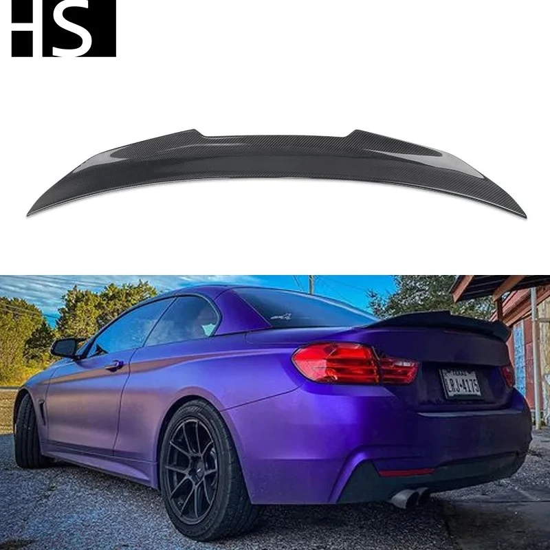 

Suitable for 14-20 BMW 4 Series F33/M4 F83 convertible, modified PSM carbon fiber rear spoiler