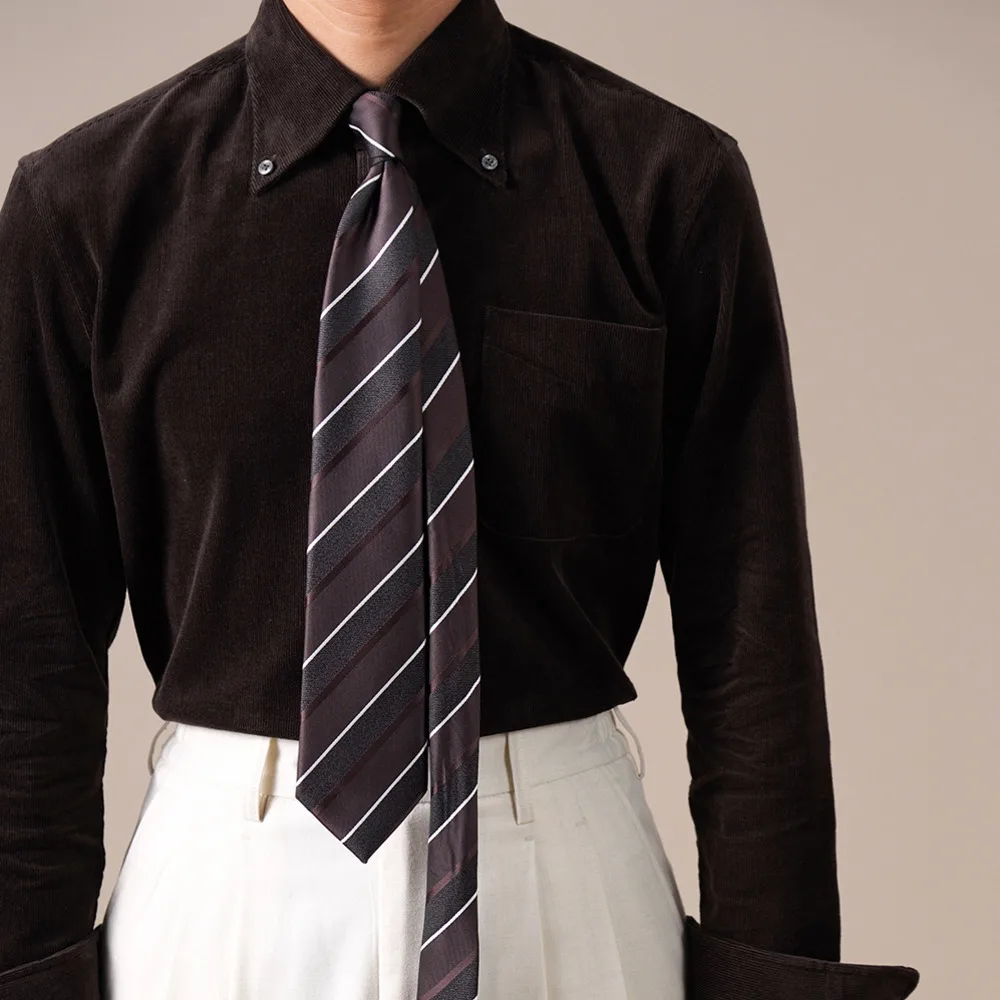 2025, reine Baumwolle, Casual Business Gentleman Basis Pendler Camiseta Masculina Italienischen Stil Langarm-shirt Männer Camisa Hombre