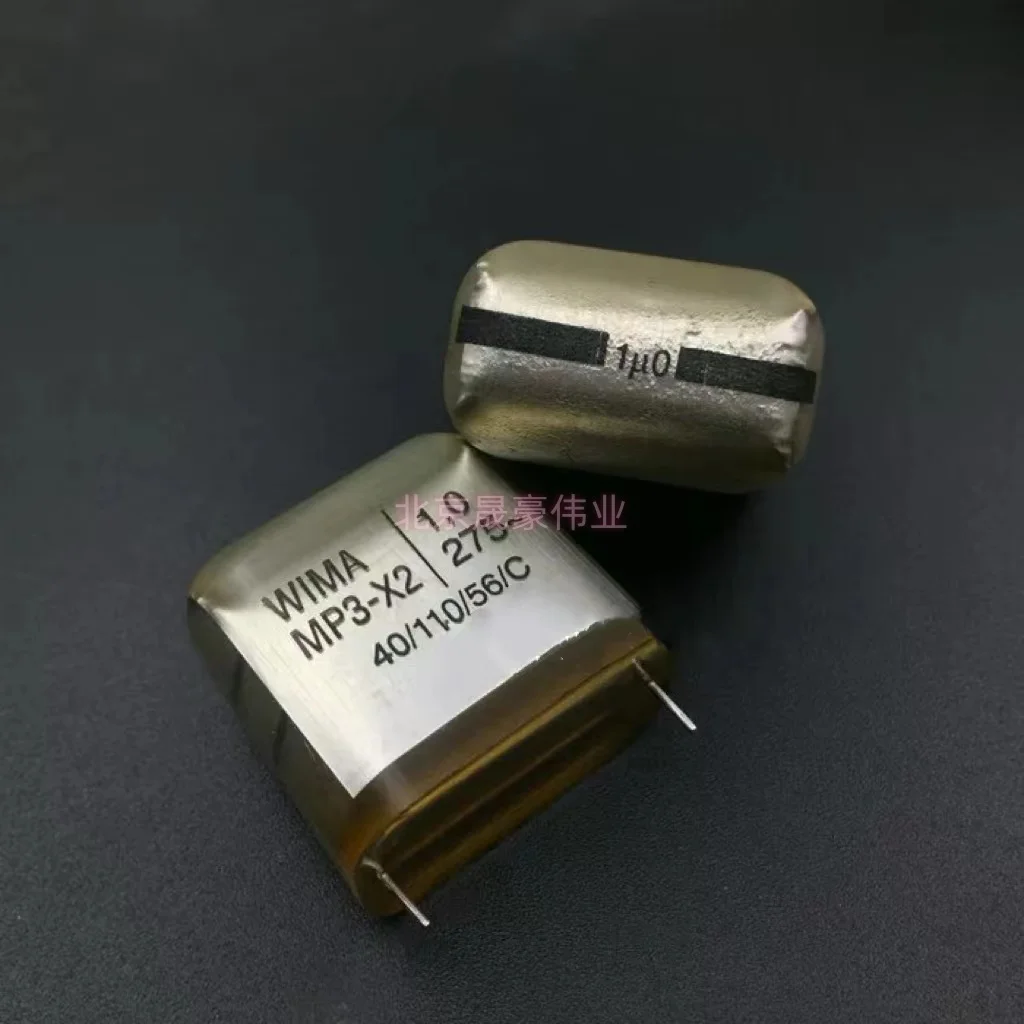 

2pcs WIMA MP3-X2 1UF275V 275VAC105 275V 1UF 105 1U0 Audio Fever Capacitor P=27.5MM