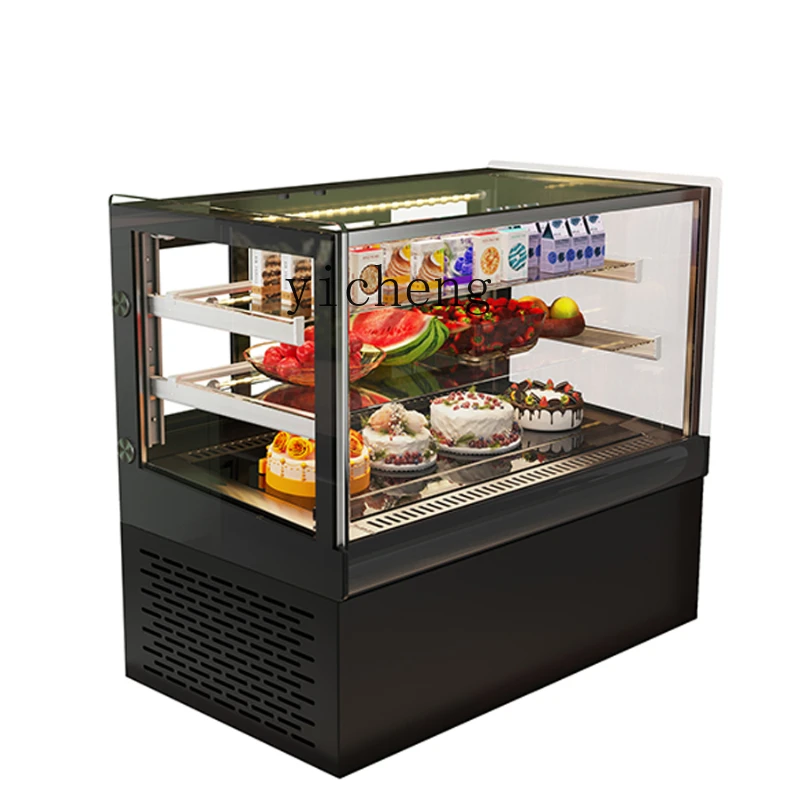 Tqh Cake Small Dessert Display Cabinet Desktop Fruit Fresh Cabinet Bar Commercial Western Point Refrigerated Cabinet