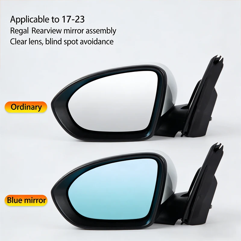 For 2017–2023 Buick Regal Rearview Mirror Assembly, Reflector, Turn Signal, and Exterior Rearview Mirror