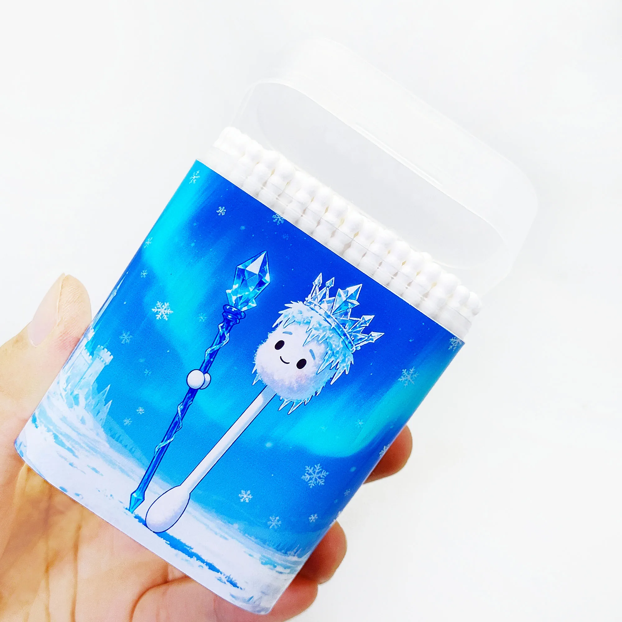 400개 마법 테마 면봉, 다기능 이중 헤드 나선형 얇은 막대와 창의적인 마법 요소 면봉