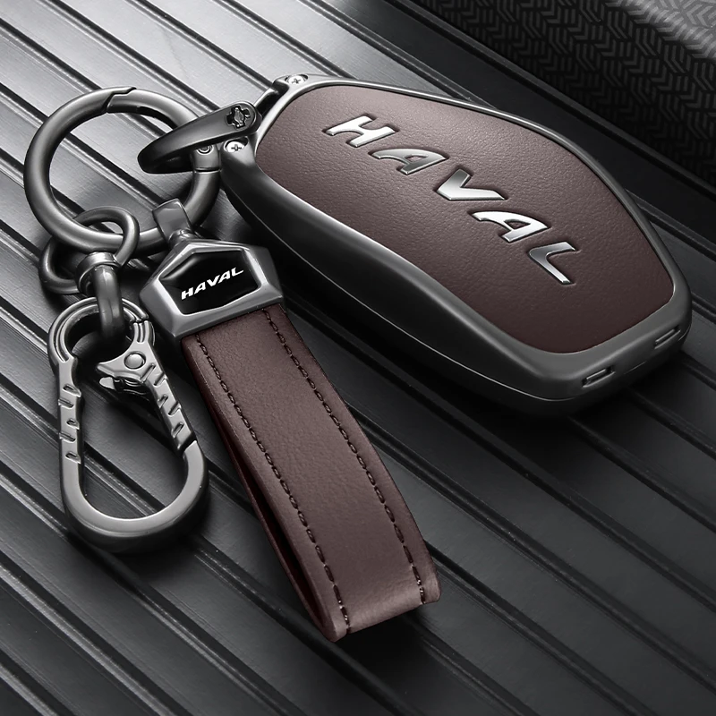 For Haval Menglong H5 H9 Dargo Plus  H6L Xiaolong Max  Zinc Alloy Remote Key Case Anti‑Scratch Car Key Protector Housing