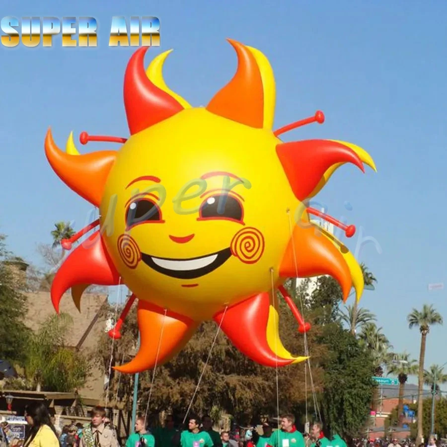 Best price custom inflatable sun cartoon model with air blower for event/activities decoration made by  super air