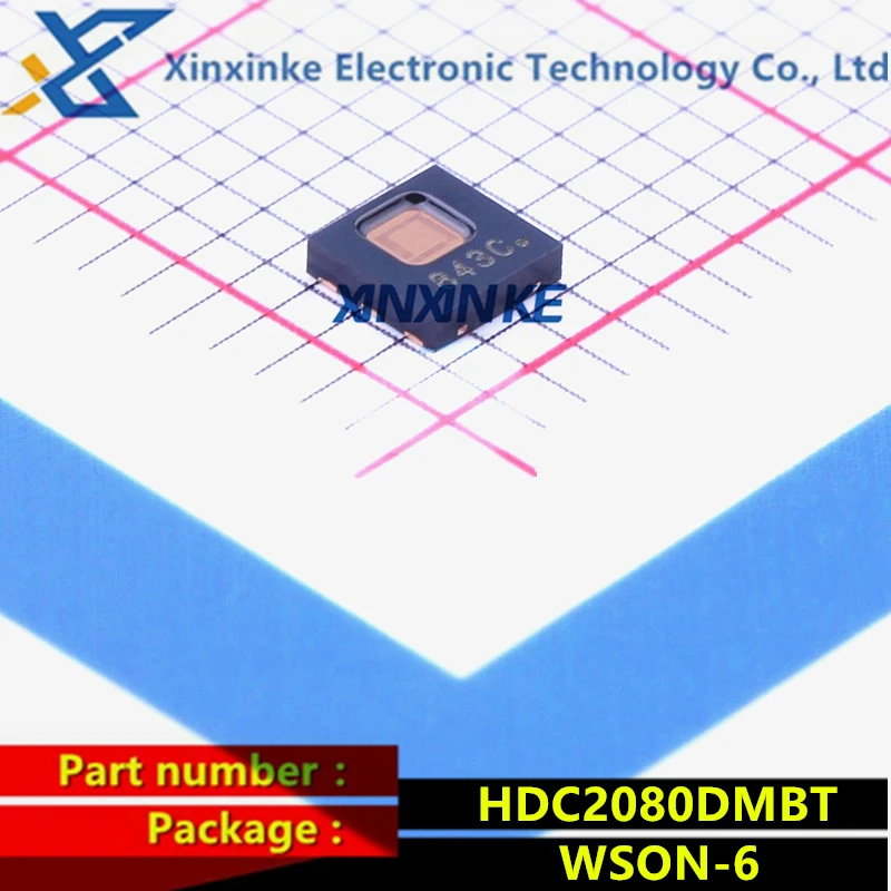 

HDC2080DMBT 3C WSON-6 Board Mount Humidity Sensors ±2% ultra-low-power, digital humidity sensor with temperature sensor