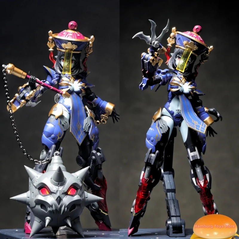 

Hemoxian Jiulian Reverberation Of Medta Aciton Figurine 1/12 Zombie Girl Assembly Model Kit Collect Doll Toy Gift