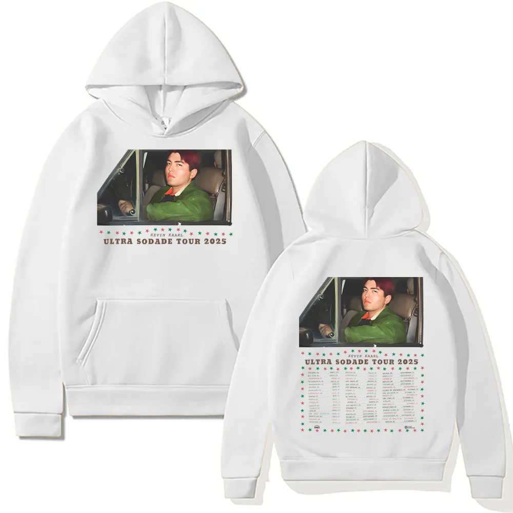 كيفن كارل 2025 الترا سودادي تور هوديي للجنسين الترفيه Harajuku البلوز طويلة الأكمام Y2K مقنعين البلوفرات الملابس الجمالية