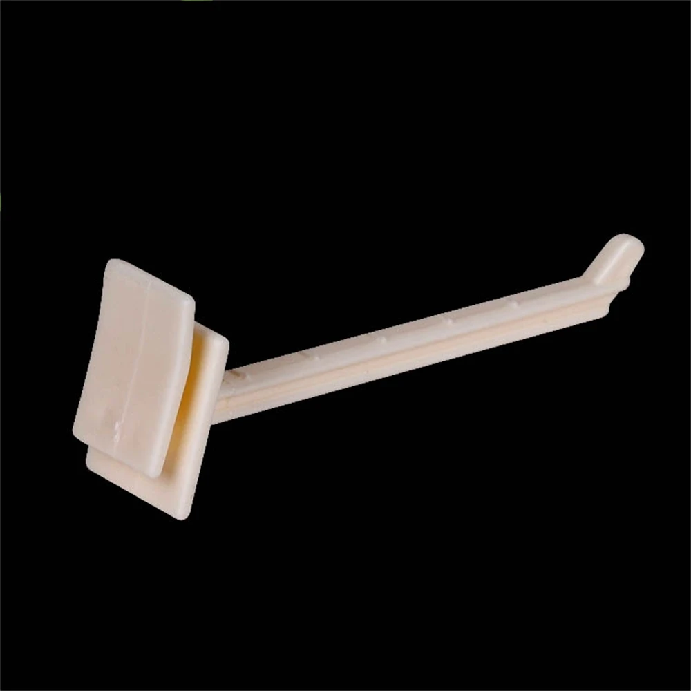 Merchandiser Supermarket Plastic Paper Cardboard Display Hooks Slatwall Hook