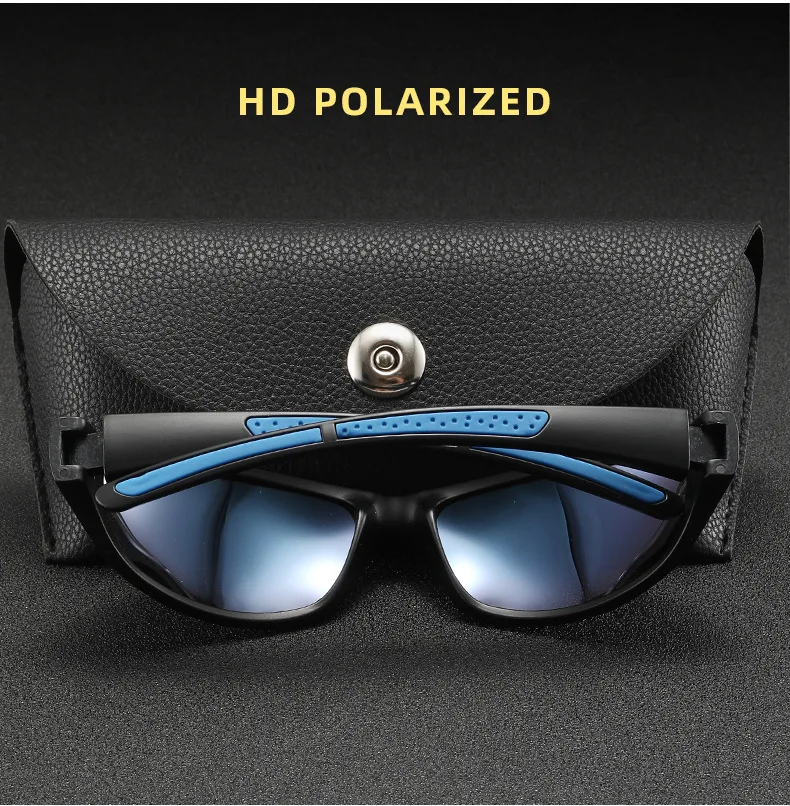 Polarisierte Sonnenbrille Herren- und Damenmode Outdoor-Sport Fahrradbrille Kleiner Rahmen PC Bunte Sonnenbrille – Detail 3