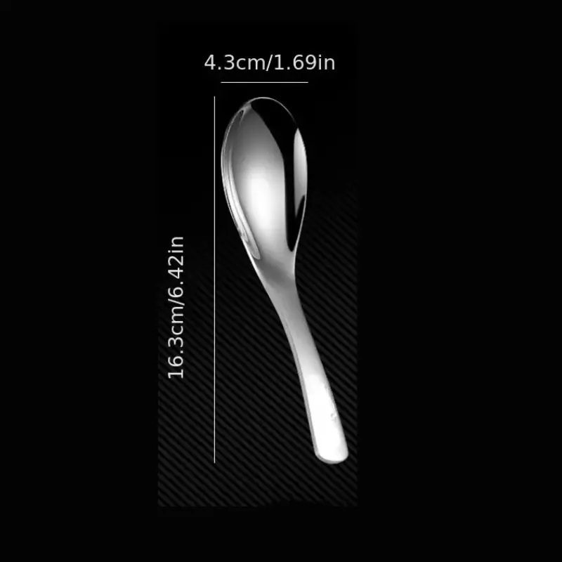 Aço inoxidável 304 engrosse Louça Set, Louça, colheres de jantar, café e colher de sobremesa, cozinha, 5PCs