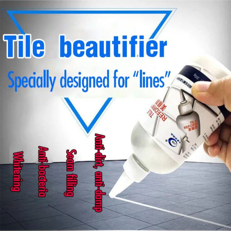 Durable Tile Joint Filler for Indoor and Outdoor Use Tile Gap Refill Agent Tiles Reform Coating Mold Cleaner Tile Sealer Repair