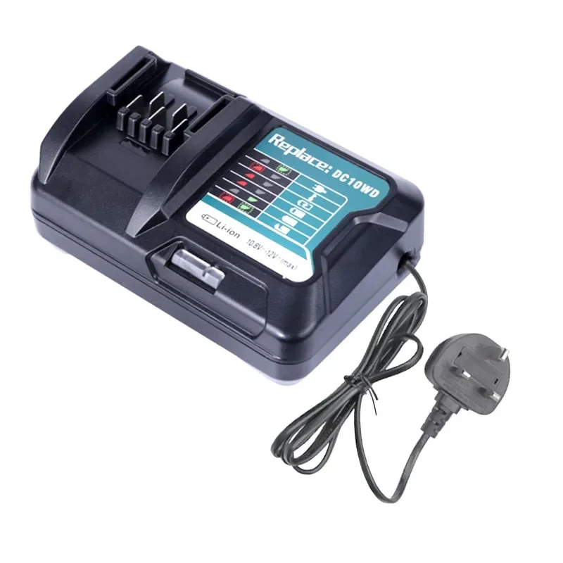 DC10wd Li-ion Battery Charger For Makita 10.8V 12V BL1016 BL1021B BL1041B Lithium Battery Charger DC10sb