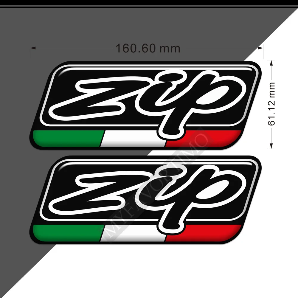 Voor Piaggio Vespa Zip 2T 4T 125 Sp 50 100 50cc 3d Embleem Sticker Scooter