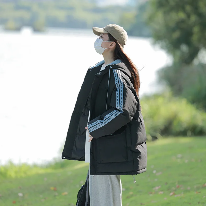 الشتاء الرجال أسفل سترة تسلق الصيد مقنعين الدافئة الرجال سترة معطف رجل عادية خفيفة الوزن معطف منتفخ تزلج الرجال الشتاء سترات