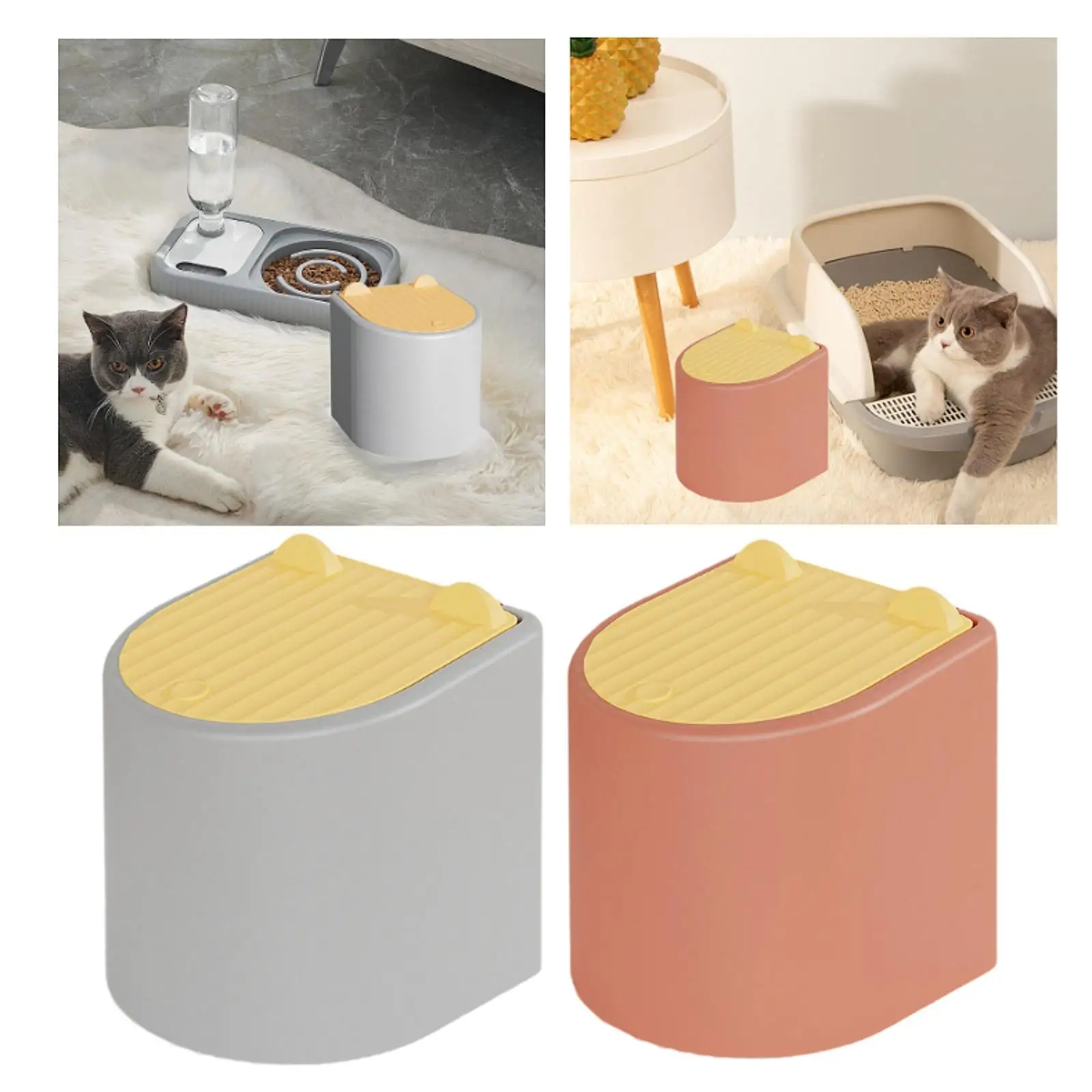Mini papelera para arena de gatos – Encimera compacto - imagen 2