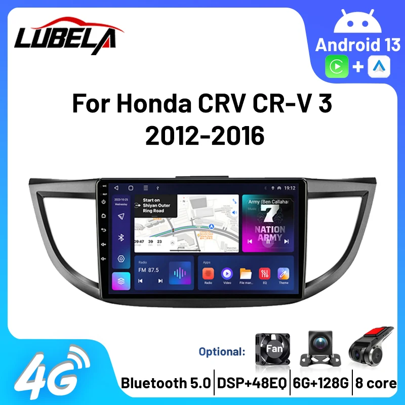 

Автомагнитола 2Din Android для Honda CRV CR-V 2012-2016 мультимедийный видеоплеер 2Din GPS навигация Carplay DVD головное устройство мультимедиа