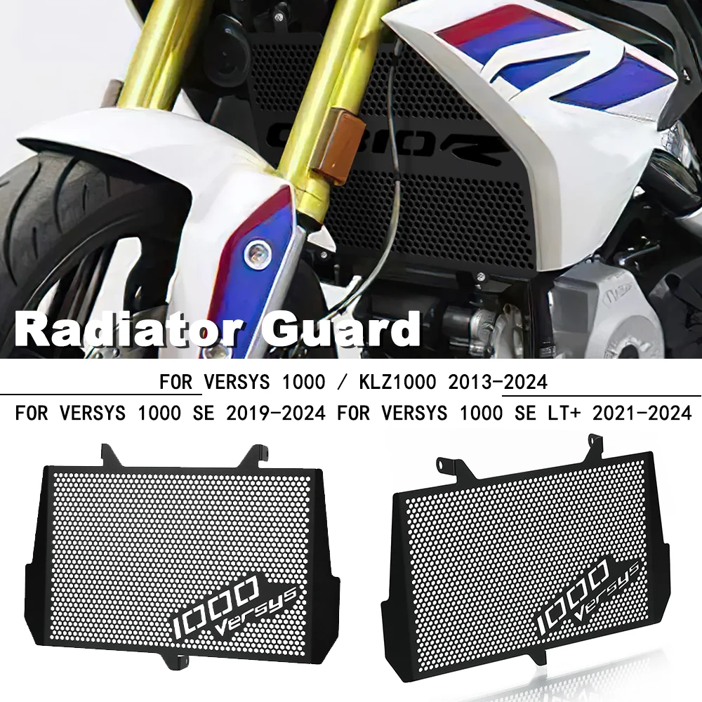 New Radiator Grille Guard Protector Grill Protective Cover For KAWASAKI Versys 1000 SE LT+ Versys1000 KLZ1000 KLZ 1000 2013-2024