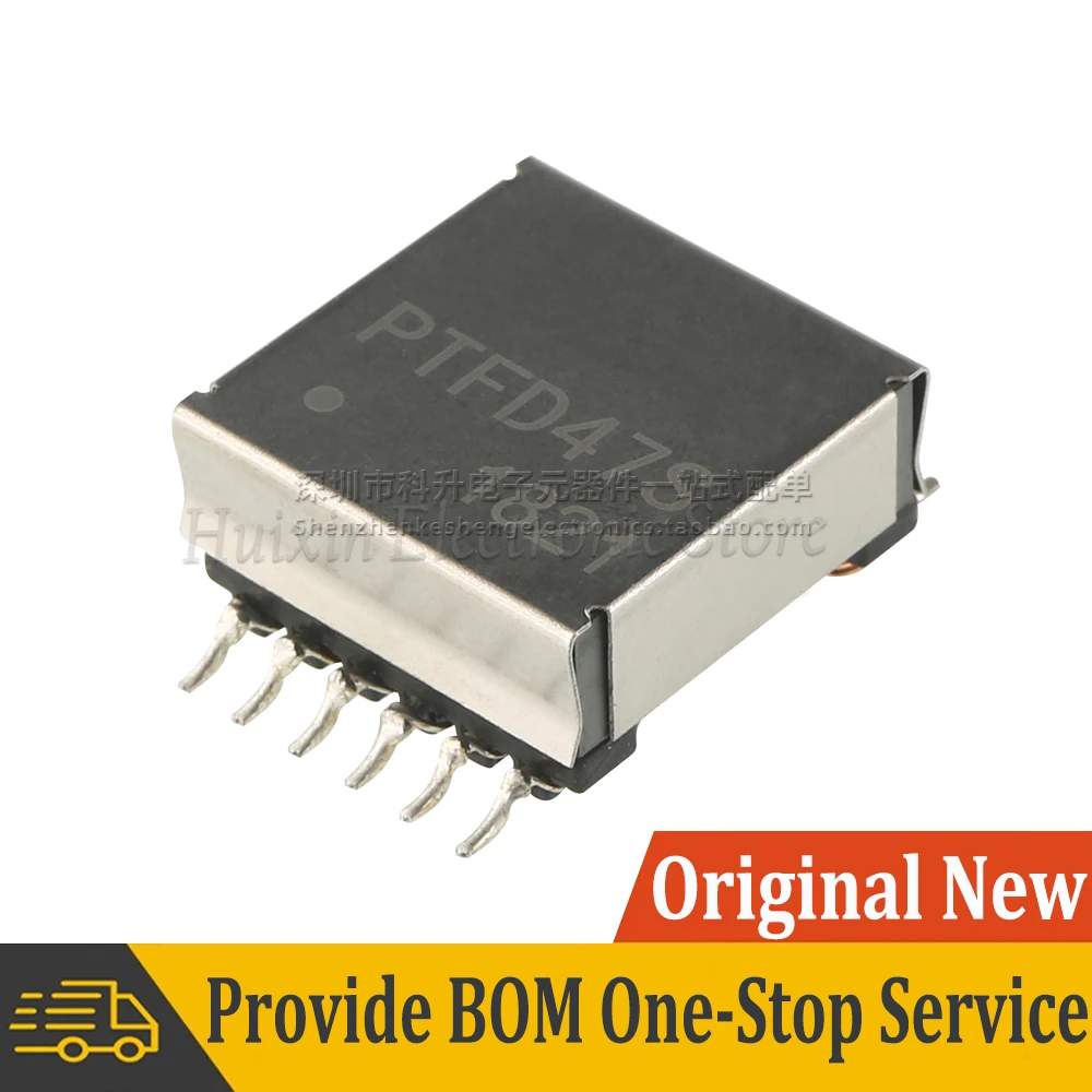 2pcs PTFD47S SMD PoE Power Transformer 36V-72V 48V to 5V 8A 1800VAC Isolated Supply Switching Power Over Ethernet
