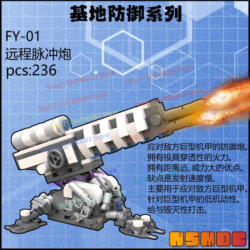 

MOC New Military Building Blocks Doll Mini Doll Base Defense Series Anti-aircraft Gun Toys Gifts Ornaments Collection