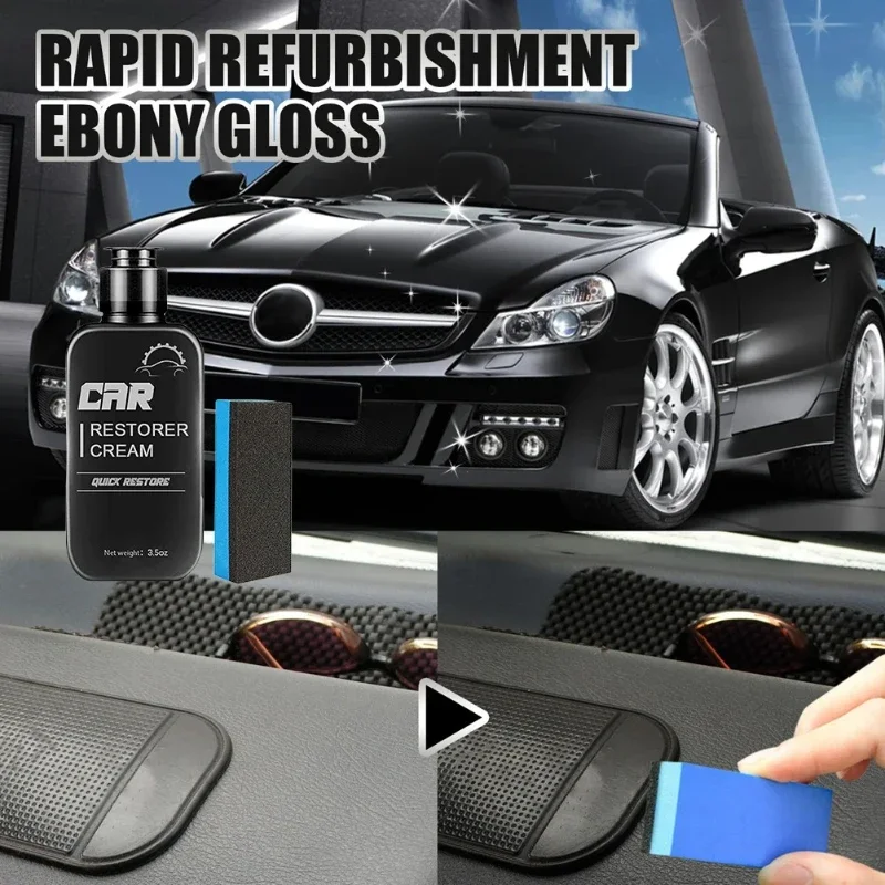 ‌ مرمم بلاستيك لوحة القيادة المتقدمة - شمع تلميع مضاد للغبار مع حماية لامعة تدوم طويلاً