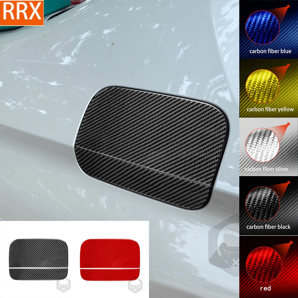 

For BMW 5 Series G30 2016-2022 Fuel Tank Cap Panel Cover Tuning Soft Real Carbon Fiber Sticker Car Exterior Moulding Accessories