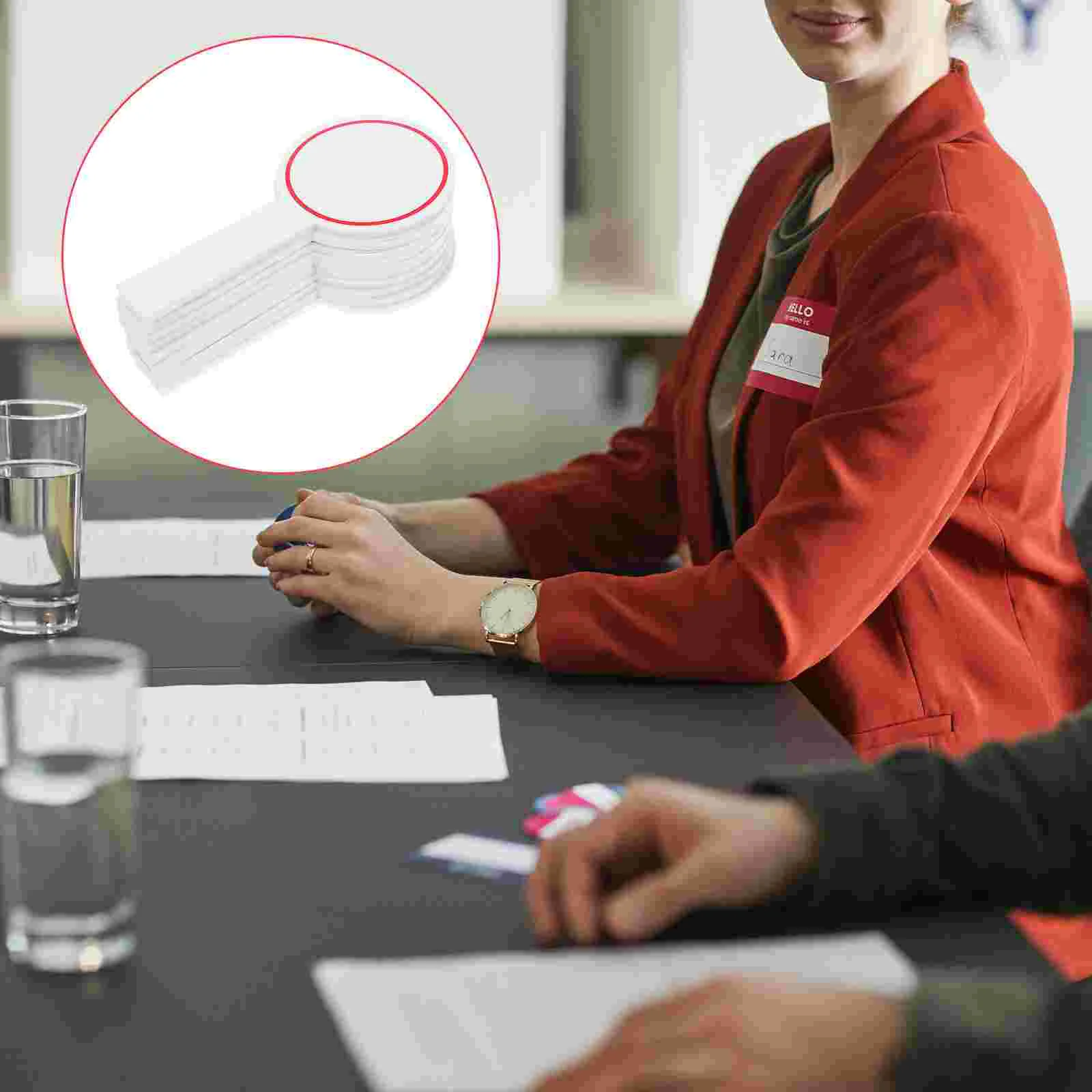 20 Pcs Small Whiteboard Mini Blank Calling Auction Children's Classroom Voting Mixed Colors 20pcs Whiteboards Paddle Dry Erase