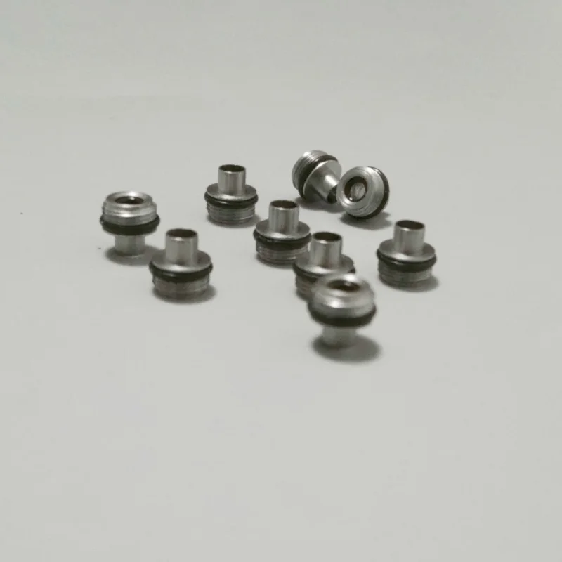 Watch Movement Accessories Stainless Steel 5mm Crown Screw Tube Waterproof Screw Fit for Rolex Watch Replace Parts