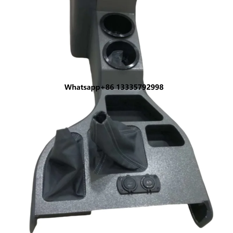 

YBJ Full Length Amrest Organizer Cup Holder for Land Cruiser LC79 Double Cab FJ79 LC76 Center Console Storage Box with USB