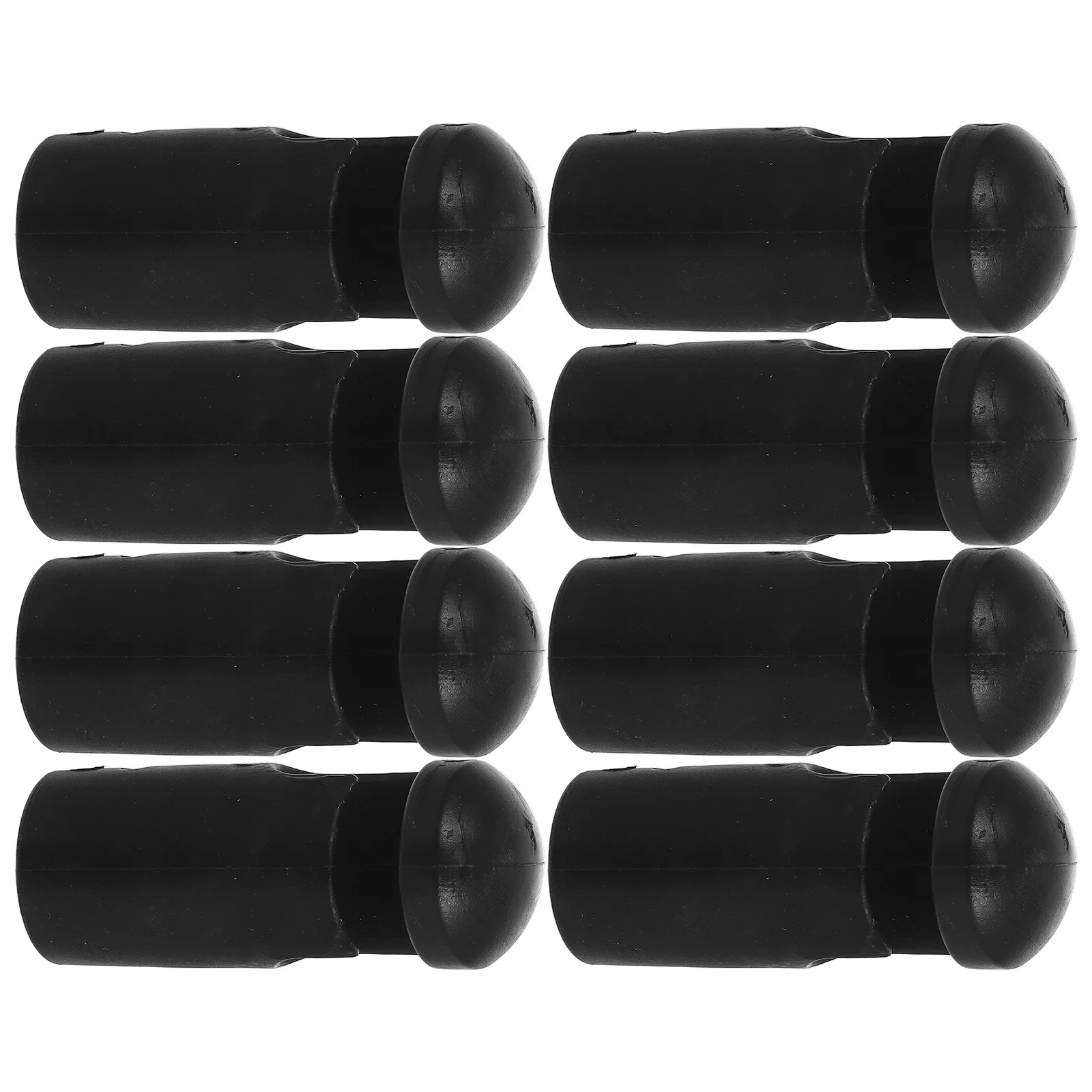 

8pcs Replacement Rod Covers Plastic Pole Caps Heavy Duty Protectors Safety Net Installation Household Replacements Colored Caps