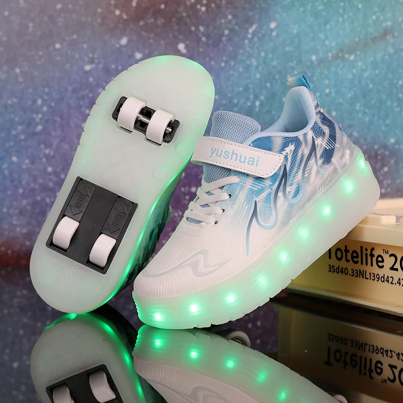 

All-Age Heelys: 4-колесная выдвижная обувь для мальчиков, трансформируемая для студентов, обувь для девочек и взрослых.