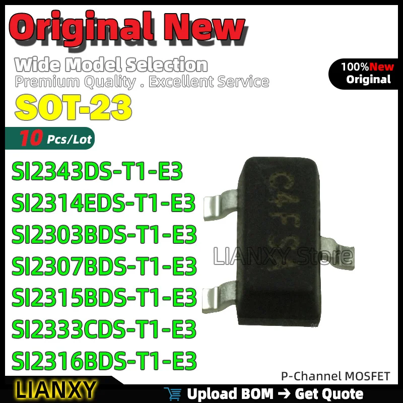 10Pcs Sot-23 Si2343…