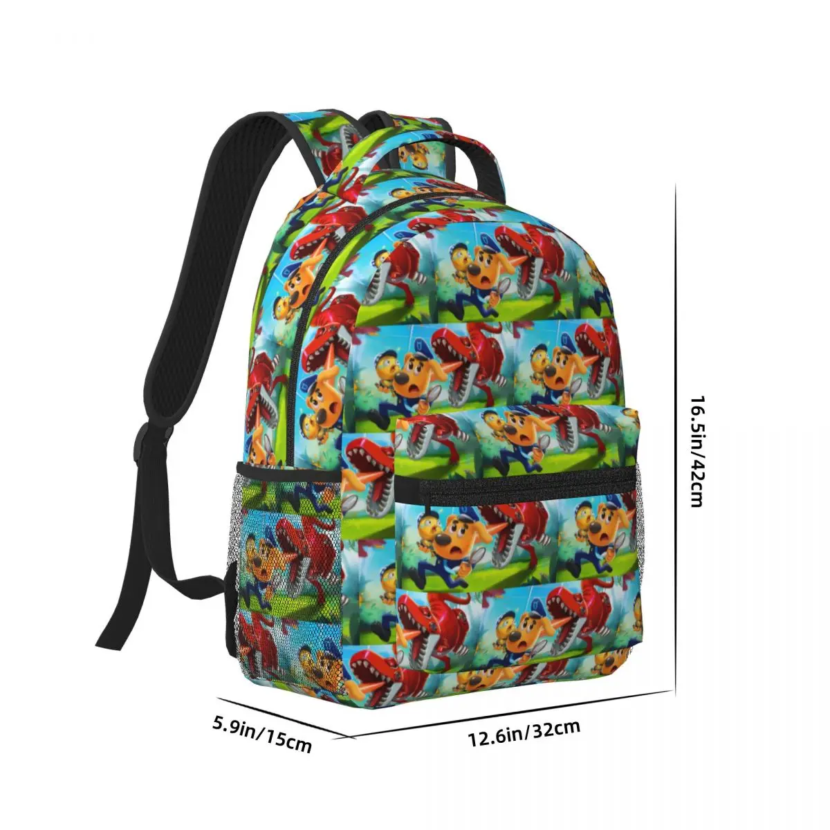 Sheriff Labrador Woman Backpacks Boys Girls Bookbag Waterproof Children School Bags Portability Travel Rucksack Shoulder Bag