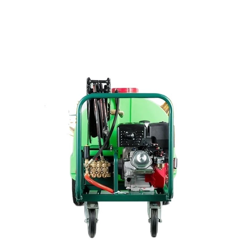 

High pressure cleaner, commercial mobile sanitation property with water tank to wash the ground