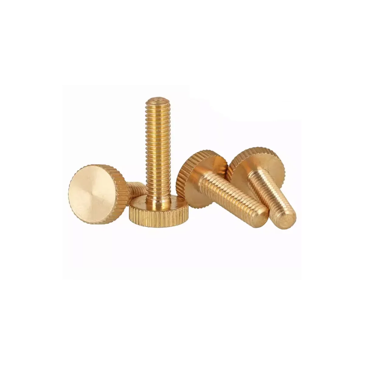 Parafuso torcido à mão de latão/parafuso torcido à mão serrilhado de cabeça plana M3-M10