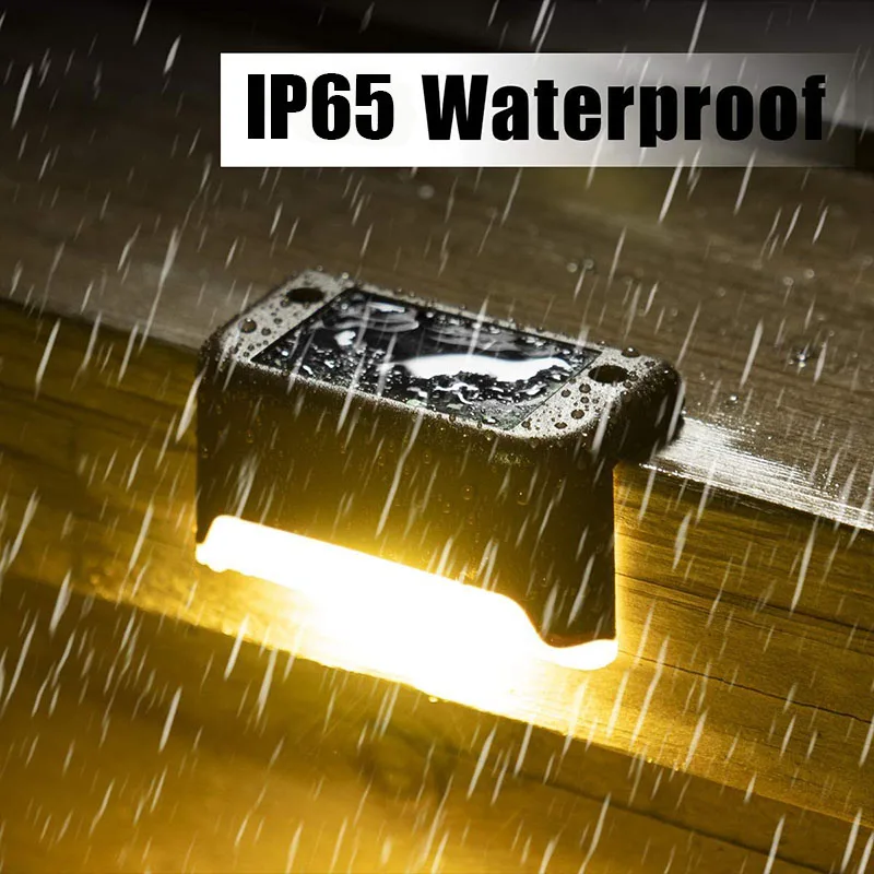 4PCS Garden Lights Outdoor Solar IP65 Waterproof Solar Powered Street Lamp 0 Electricity Cost 8-12h Runtime Motion Sensor Led image 2