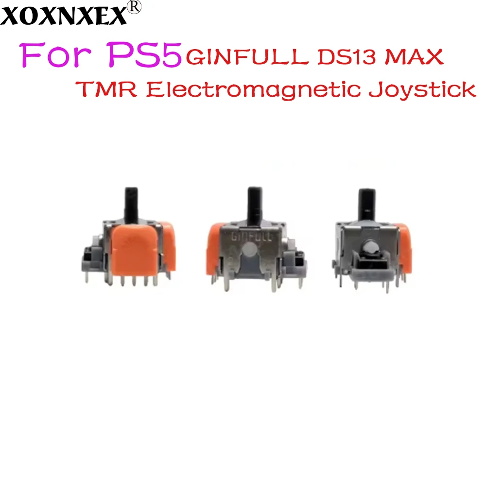 1/2pcs GINFULL DS13 MAX TMR Electromagnetic Joystick For PS5 Gamepad 2Nd Gen Upgraded Angle Hall Tunnel Magnetic Resistance