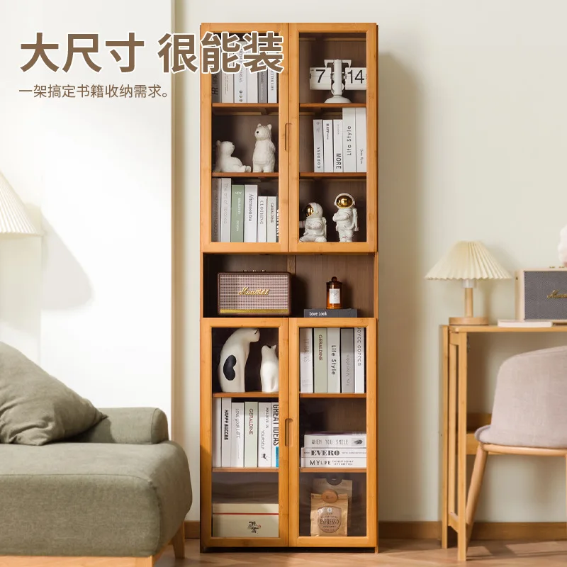 Bookshelf Floor-to-ceiling bookcase Children's narrow gap shelf storage on desktop Small office