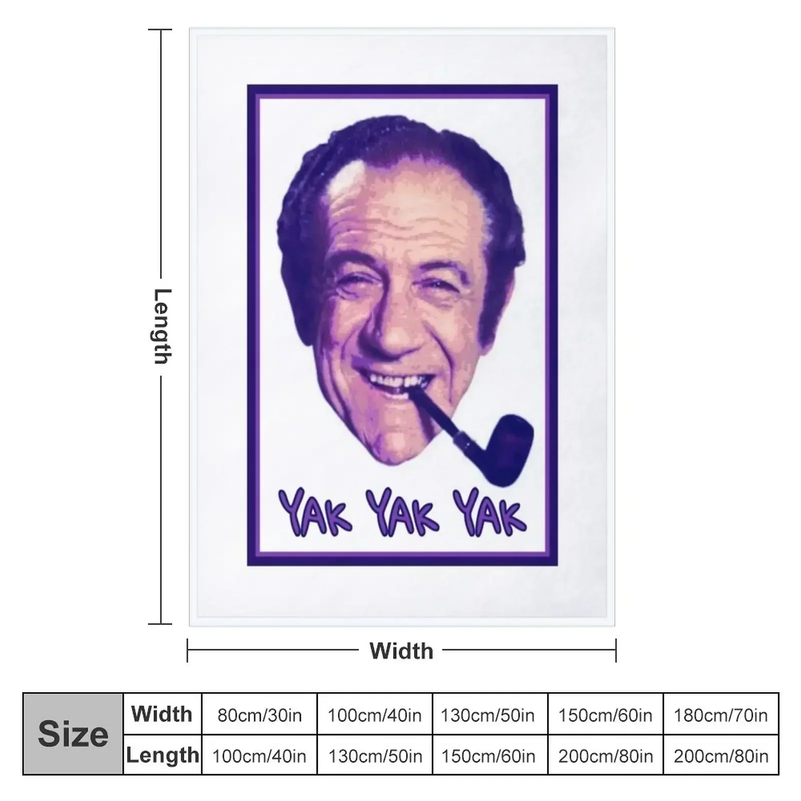 New Sid James - Carry On Films Throw Blanket couch cozy soft plush fuzzy picnic outdoor blanket