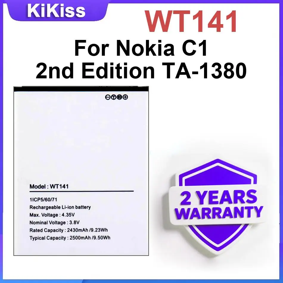 

Сменный аккумулятор WT141 для Nokia C1 2Nd Edition TA-1380