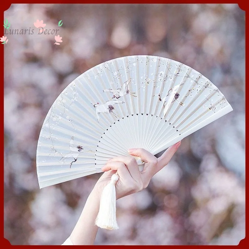 Fan folding fan Chinese style Hanfu ancient style dance fan cheongsam girl birthday gift