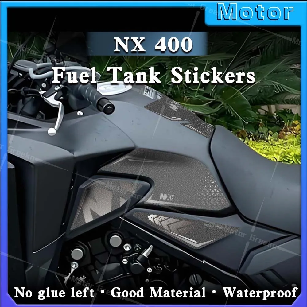 Motorcycle Thick Frosted Fuel Tank Pad Sticker For NX400/500 nx400 NX 500 Adventure Protection Tank Knee Pad Anti-Scratch Decal