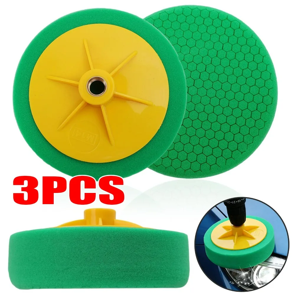 

Автомобильный полировальный круг из высокоплотного сотового пенопласта M14, диск для воскования, инструмент для ухода за краской автомобиля, удаления царапин