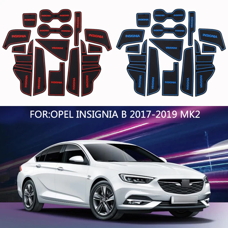 

Car Door Groove Mat For Opel INSIGNIA B 2017-2019 MK2 Door Slot Pads Modified Dust Pad Storage Pad Car Interior Accessorie